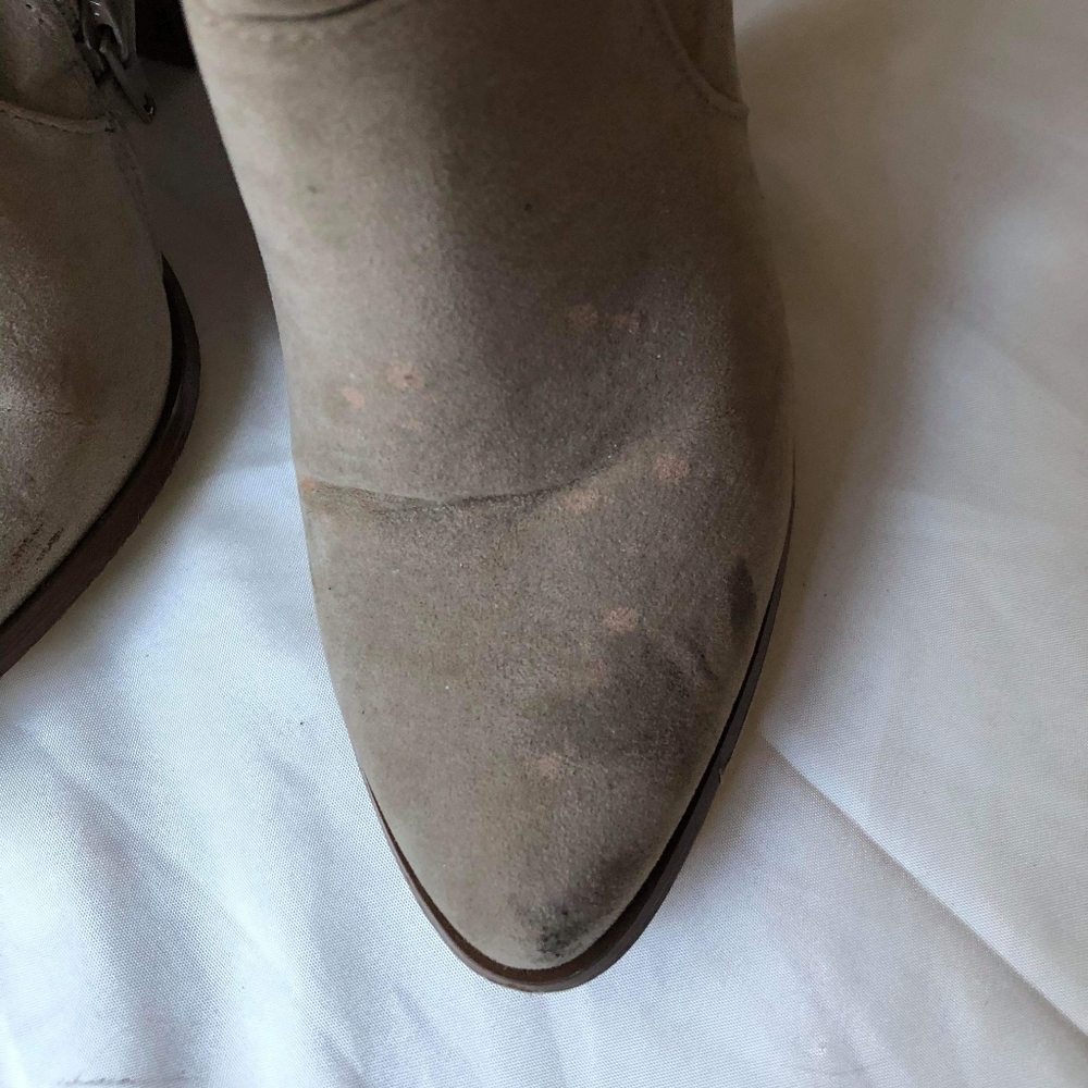 Tan Heeled Wide Calf Boots - Picture 7 of 7